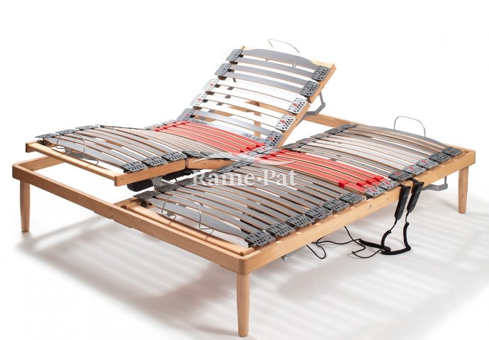 Somiera Medicala electrica, cu telecomanda, MED 1-2 190 x 120 cm cu 2 Motoare pentru supraponderali