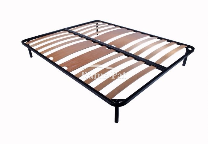 Somiera cu picioare pentru supraponderali, cu lamele late pe mijloc 200 x 90 cm