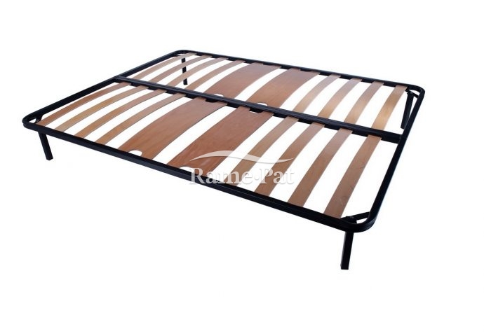Somiera cu picioare pentru supraponderali, cu lamele late pe mijloc 200 x 90 cm
