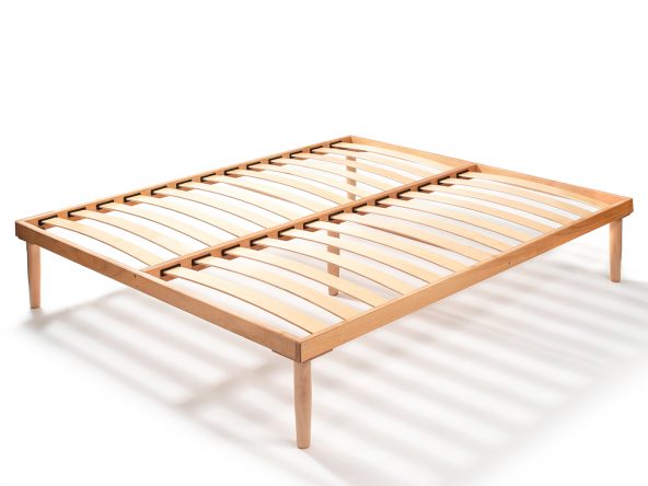 Somiera din lemn de fag pentru doua persoane RDF 200 x 140