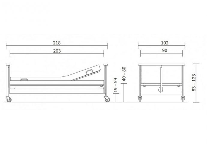 Pat electric medical ECO 200 X 90