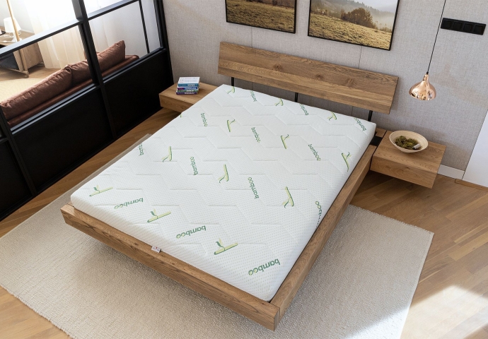 Saltea Ortopedica Greenline Bambus 14+7 cm 70x190cm