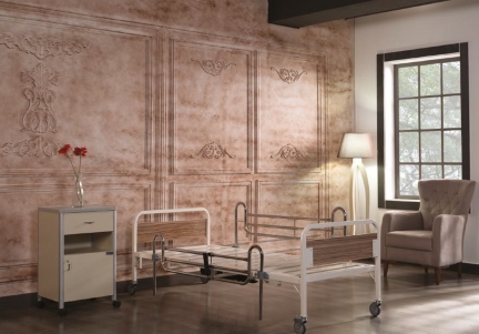 Set format din pat de spital electric cu 2 motoare TM-D 4077S si saltea