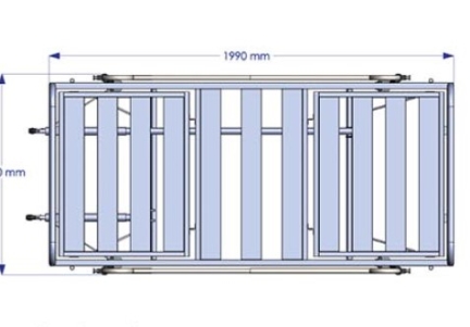 Pat spital electric cu 2 motoare TM 4077