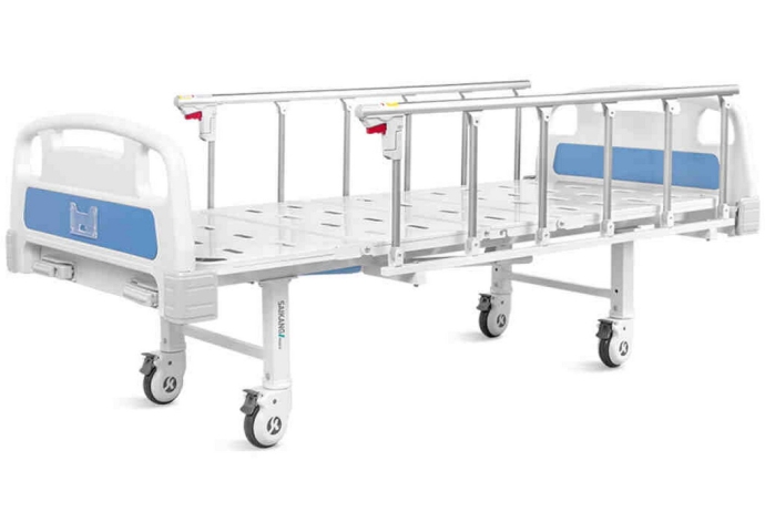 Set din pat de spital manual PA2k cu saltea inclusa