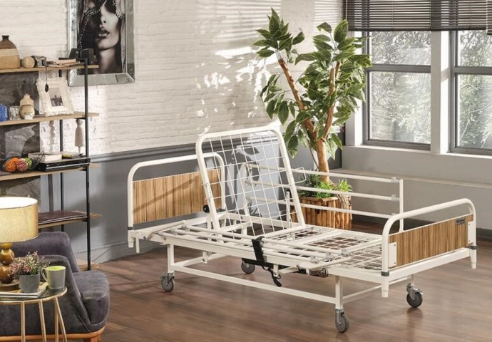 Set format din pat de spital electric cu 2 motoare TM-D 4034S si saltea