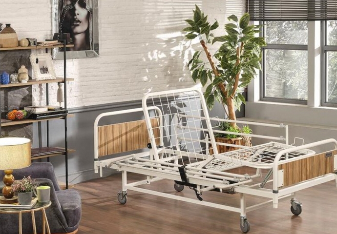 Set format din pat de spital electric cu 2 motoare TM-D 4034S si saltea