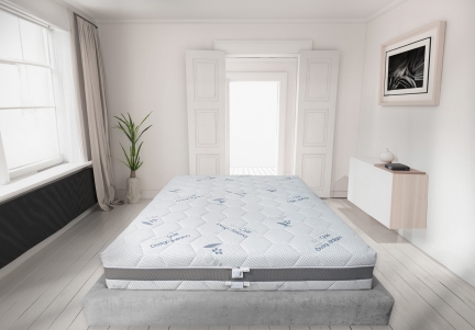 Saltea Super Platinum Memory Silver Care 4D 190 x 80 cm