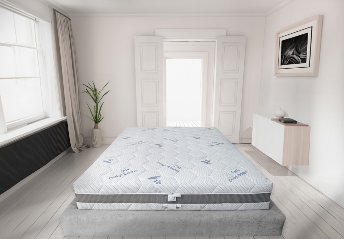 Saltea Super Platinum Memory Silver Care 4D 190 x 180 cm