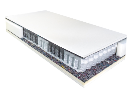 Saltea Pocket 800 7 zone Aloe Vera cu Husa  Fixa 190 x 140 cm