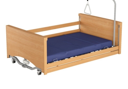 Pat pentru ingrijire acasa, electric, bariatric, cu inaltime redusa, 4 motoare, latime 120 cm, sarcina maxima 372 kg, Bariatric 2 LOW LUX