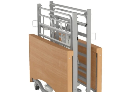 Pat pentru ingrijire acasa, electric, bariatric, cu inaltime redusa, 4 motoare, latime 120 cm, sarcina maxima 372 kg, Bariatric 2 LOW LUX