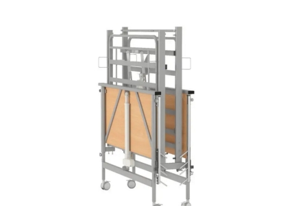 Pat ingrijire la domiciliu, electric, reglabil, bariatric, cu inaltime redusa si 4 motoare, 120 cm latime, Bariatric LOW LUX