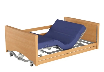 Pat pentru ingrijire acasa, electric, bariatric, cu inaltime redusa, 4 motoare, latime 120 cm, sarcina maxima 372 kg, Bariatric 2 LOW LUX