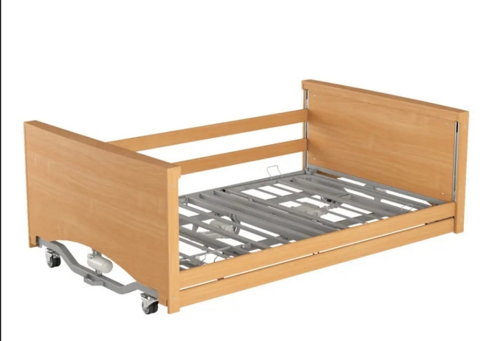 Pat pentru ingrijire acasa, electric, bariatric, cu inaltime redusa, 4 motoare, latime 120 cm, sarcina maxima 372 kg, Bariatric 2 LOW LUX