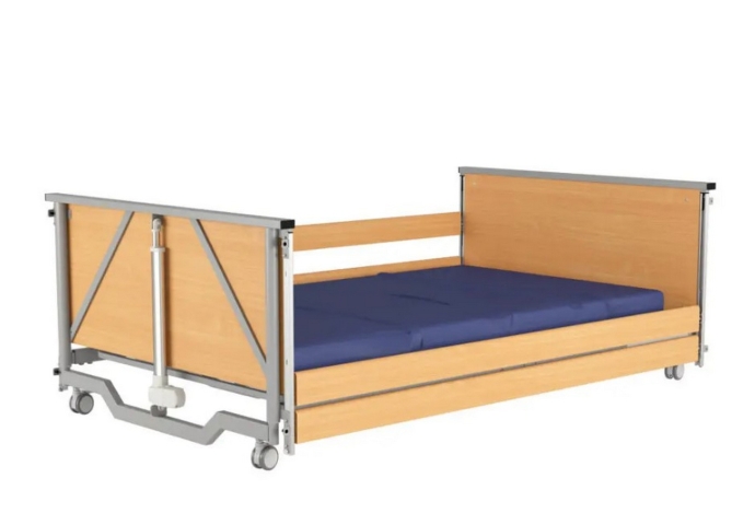 Pat ingrijire la domiciliu, electric, medical, lat, inaltime redusa si 4 motoare Taurus 2 WIDE LOW – 120 cm latime
