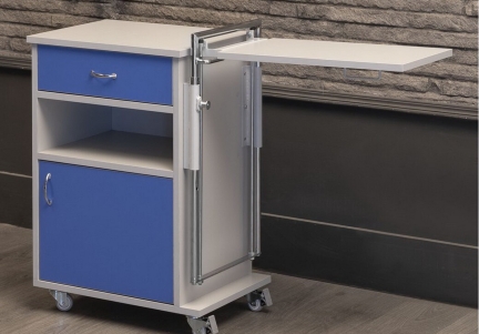 Noptieră cu măsuță din material lemnos TM-E 5015