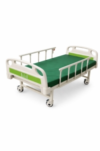 pat spital mecanic cu 2 funcții și saltea PBXB-M2