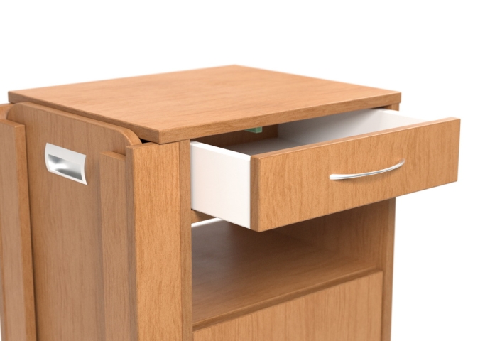 Noptieră medicală Kabis cu măsuță laterală